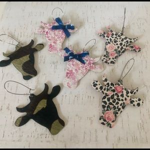 Cow Head Earrings